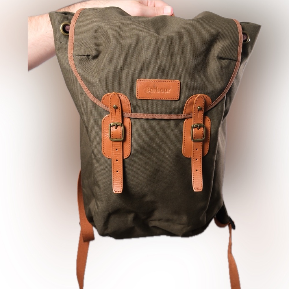 Pristine new and stylish Barbour backpack
